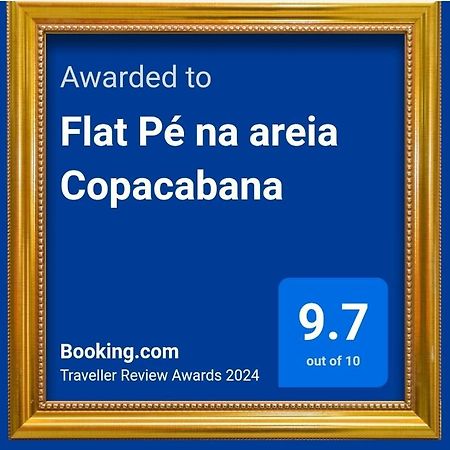 Flat Copacabana Pe Na Areia Rio de Janeiro Exterior photo